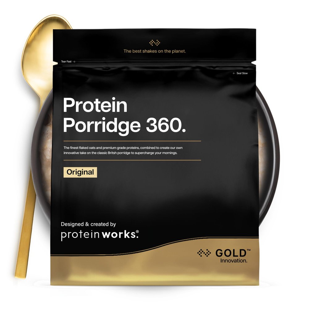 Protein Works - Protein Porridge 360, High Protein, Low Sugar Breakfast, Added Vitamins & Minerals, Low GI Wholegrain Oats, High Fibre, Original, 26 Servings, 2kg