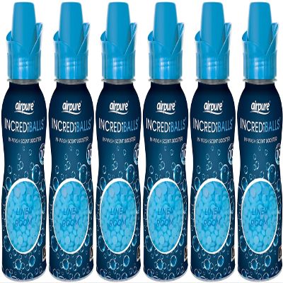 airpure INCREDiBALLS In-Wash Scent Booster Linen Room x 6