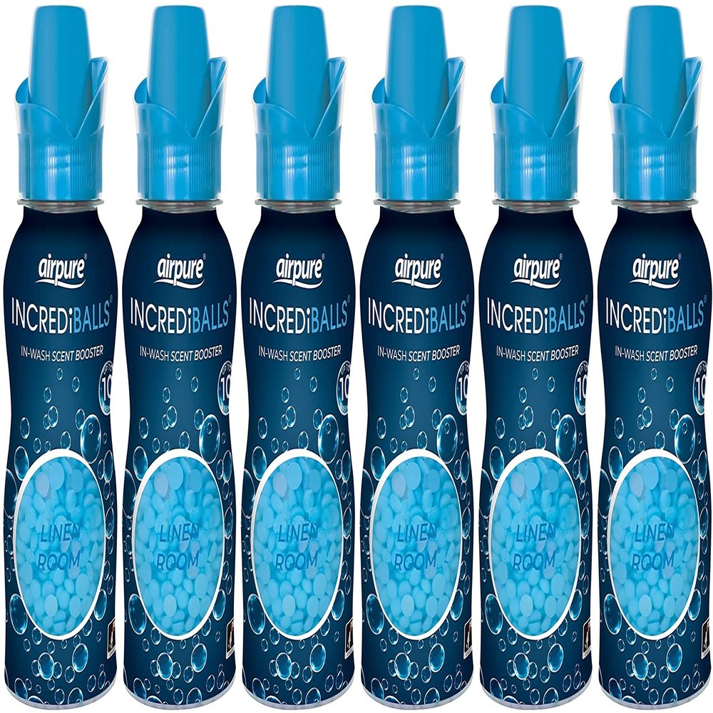 airpure INCREDiBALLS In-Wash Scent Booster Linen Room x 6