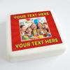 7.5,7,6,5,4 Inch Pre Cut Multi Size Square Personalised Photo/Your Logo Cake Topper Edible Fondant Icing Sheet Cake Topper view 1