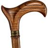 Asterom Walking Cane - Handmade, Ergonomic, Wooden - Canes for Men & Women, Cool Walking Stick for Seniors (Caramel, 36 Inches) view 2