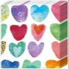 IHR Ideal Home Range Pocket Tissues 4-Ply Facial Tissue Pack, 10-Count, Rainbow Hearts, 1-Pack Only view 1