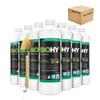BiOHY Detergent (9 x 1l Bottle) + Pump Dispenser | Free of Harmful Chemicals & Biodegradable | Gloss & Fat Dissolving Formula | Suitable for Catering, Industry and Household (Splmittel) view 1