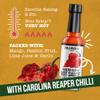 Carolina Reaper Hot Chilli Sauce 150ml - Chilli Mash Company - Vegan Citrus Hot Sauce Made with Mango, Passionfruit and the World's Hottest Chilli view 3