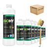 BiOHY Detergent (12 x 1l Bottle) + pump dispenser | Free of harmful chemicals & biodegradable | Gloss & fat dissolving formula | Suitable for catering, industry and household (Splmittel) view 1