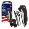 Barbasol Professional Hair Clipper Kit with Stainless Steel Blades, 4 Guide Combs, Adjustable Taper and Travel Bag view 1