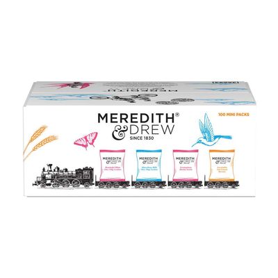 Meredith & Drew Minipack Biscuits 4 Varieties Packaged in 2's Twinpack 100s (1 Box (200 Biscuits))