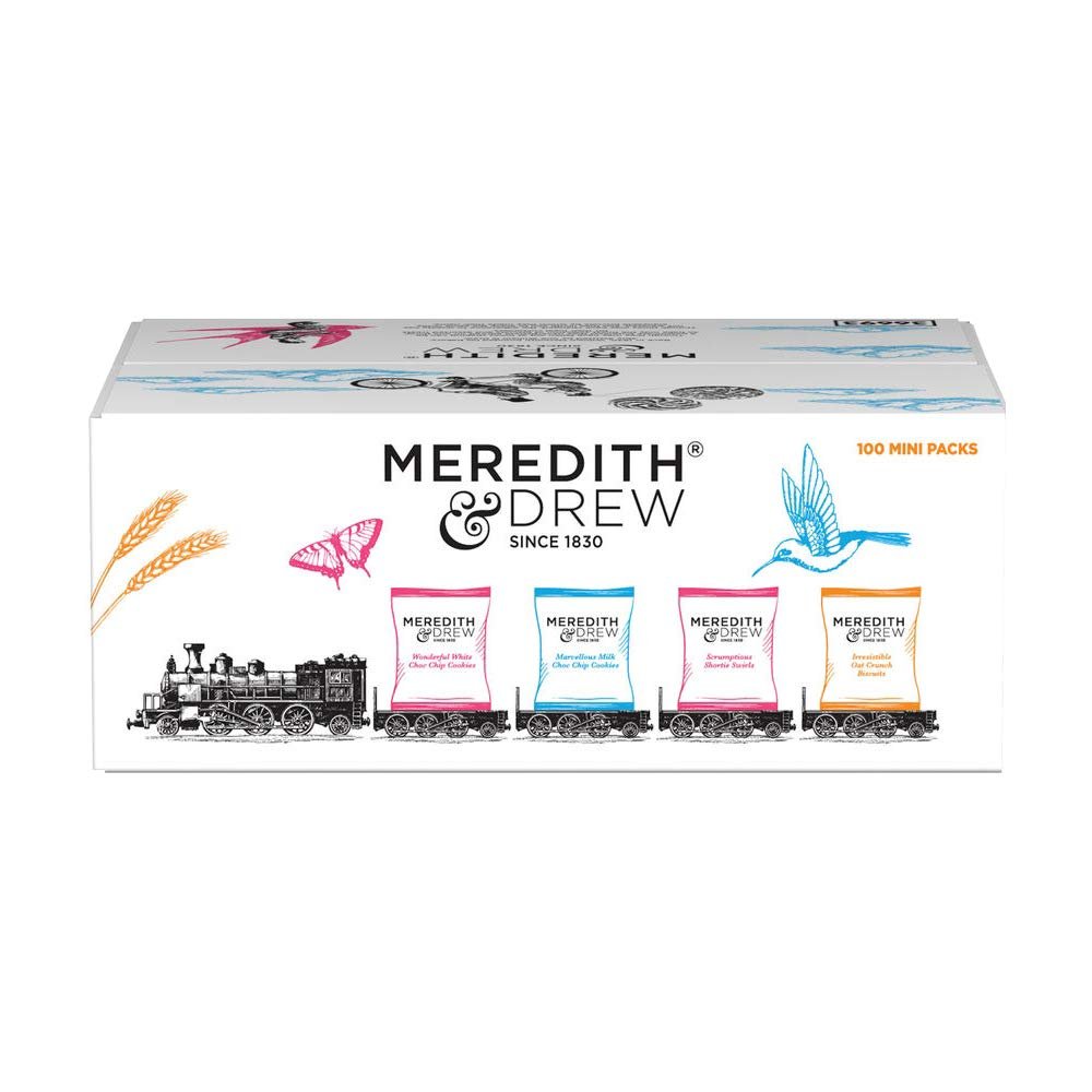Meredith & Drew Minipack Biscuits 4 Varieties Packaged in 2's Twinpack 100s (1 Box (200 Biscuits))