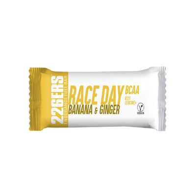 226ERS Endurance Fuel Bar Race Day, Vegan Energy Bars with BCAA's 8:1:1 and Vitamins, Banana & Ginger - 1 bar