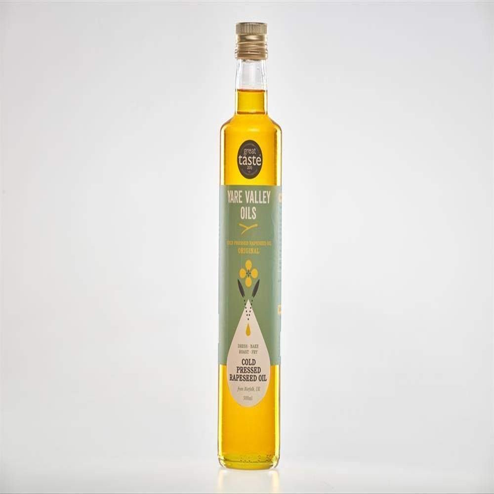 Yare Valley Oils | Extra Virgin Cold Pressed Rapeseed Oil 500ml | 1 x 500ml (UK)
