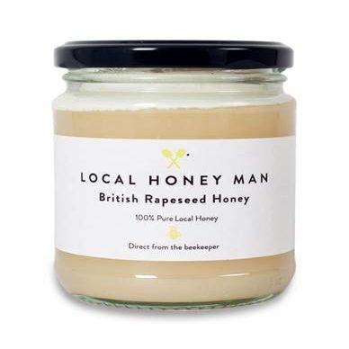 Local Honey Man Rapeseed Honey, 340 g