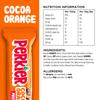 Perkier Cocoa Orange Bars (18 Bars), Vegan, Gluten Free, Protein, Lower Sugar, Office Snacks, Healthy Snacks for Adults, Low Calorie, Halal, Breakfast Bar, High Fibre, Gut Health, Multipack view 2