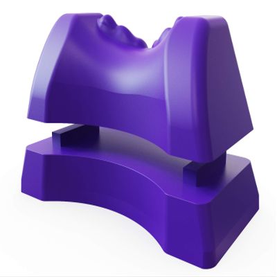 Occipital Release Tool 2.0 - Cervical Traction for Neck and Shoulder Pain Chiropractic Alignment Pivot Device for Trigger Point Therapy Headaches Migraine and Stress (Lilac)