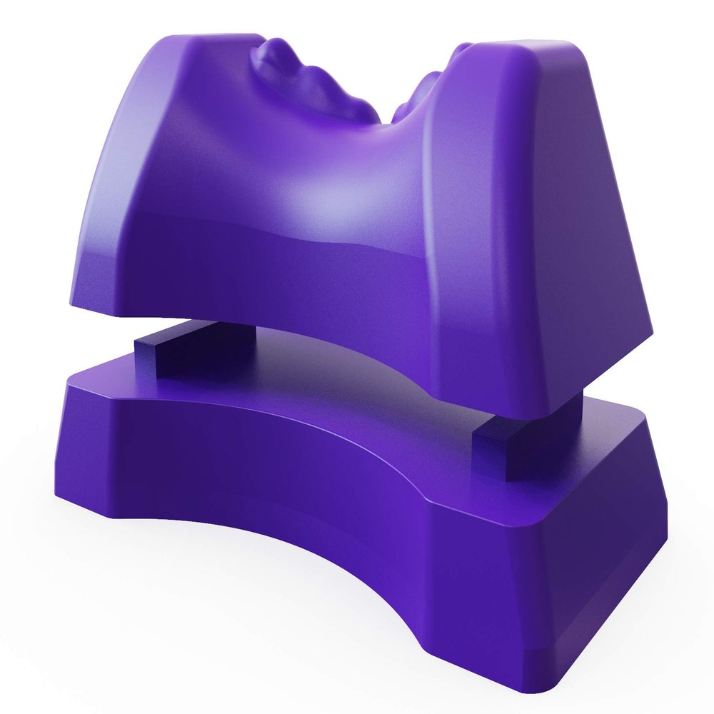 Occipital Release Tool 2.0 - Cervical Traction for Neck and Shoulder Pain Chiropractic Alignment Pivot Device for Trigger Point Therapy Headaches Migraine and Stress (Lilac)