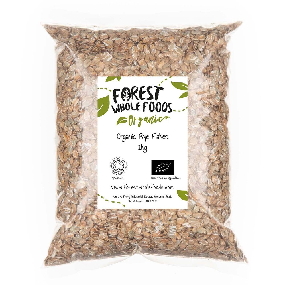 Organic Rye Flakes - Forest Whole Foods (1kg)
