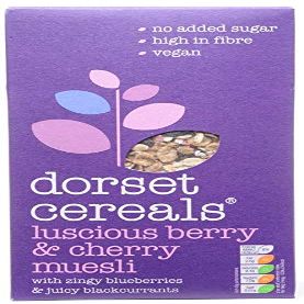 Dorset Cereals Range (Luscious Berries and Cherries Muesli 2 x 600g)