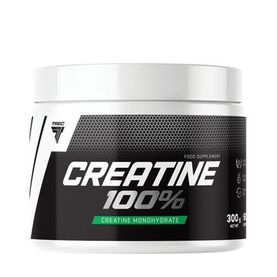 TREC Nutrition Creatine 100% 300g - Advanced Formula with Vitamin C & Sodium for Gym Recovery & Performance - Enhance Muscle Building and Strength Gains - 60 Servings