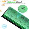 Extra Large Pill Organizer 2 Times a Day, XL 7 Day AM PM Pill Box, Weekly Pill Case Twice a Day, Oversized Daily Medication Organizer for Vitamin Supplement and Big Fish Oil view 4