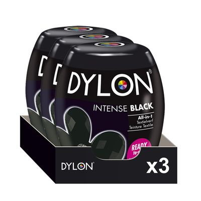 Dylon - Dylon Machine Use 07 Intense Black Textile Fabric Dye Pod - 1 Piece