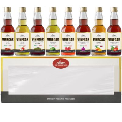 Balsamic Vinegar Gift Set | Premium Aged | Italy | Pack of 8 | 320ml