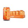 Poppi Prebiotic Soda, Sparkling Water and Fruit Juice, Orange, 12 Ounces (Pack of 12) view 1