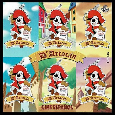 2019 Spagna foglietto D'Artacan - Cartoni animati