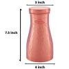 CopperKing Pure Copper Hammered Pitcher with Inbuilt Tumbler | Ayurvedic Solid Copper Water Bottle Drinking Jar with Glass | Best Use for Office, Bedroom, Dining Table Pot - 37oz / 1100 ML / 1.1 Liter view 4