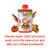Little Inca Organic Baby Food Pouches The Happy Orange (6x100g) | Quinoa-based Dairy-Free Baby Pouches | 6 Months+ | Recyclable Plant-Based Veg & Fruit Pouches | Supports Gut/Cognitive Health view 3