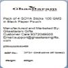 Jaiccha Ghasitaram Namkeen - Pack of 4 SOYA Sticks 100 GMS in Black Paper Pouch view 2