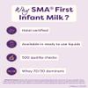 SMA Stage 1 First Infant Baby Milk Ready Made Liquid Formula (Ready to Drink) from birth 1 litre view 2