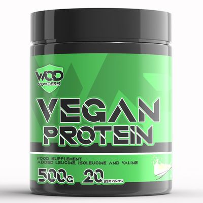 Vegan Protein - Protein Powder Blend - WOD Powders | 3 Plant Based Vegan Protein Powders | High in Fibre, Low Carb, Low Fat, Low Sugar, Dairy-Free - (Vanilla Custard)