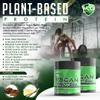 Vegan Protein - Protein Powder Blend - WOD Powders | 3 Plant Based Vegan Protein Powders | High in Fibre, Low Carb, Low Fat, Low Sugar, Dairy-Free - (Vanilla Custard) view 3