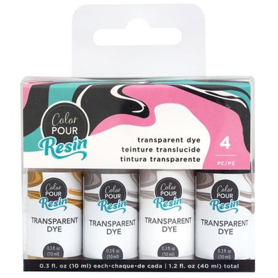 AMERICAN CRAFTS Color Pour DYE 3OZ Trans MTLC, Translucent-Metallic, One Size