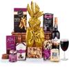 Classic Cheese and Wine Hamper - Cambridge Gift Set with Port and Stilton - Blue Stilton, Oatcakes, Ruby Port, Plum Chutney - Cheese and Wine Gifts for Men and Women, from Regency Hampers view 1