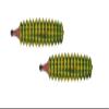 Acupressure Wooden Karela Hand & Foot Roller Massager (Multicolour) Pack of 1 view 1