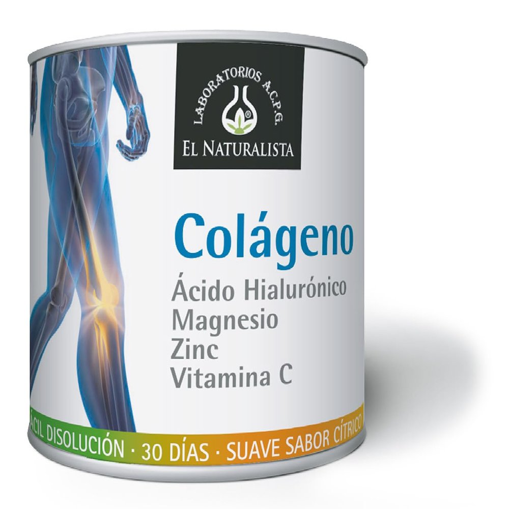 El Naturalista Collagene+AC. Hyaluronic + Mg+Zn+VIT. C 390 g 390 ml