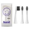 BURST Genuine Replacement Heads for Original Sonic Electric Toothbrush (White/3 Pack) | Ultra Soft Bristles for a Deep Clean | Stain & Plaque Removal view 1