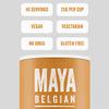Maya | Belgian Flakes Hot Chocolate Cocoa - Perfect for Cafs, Business, Shop - Box of 4 x 1KG Resealable Tubs (Case of 4KG) view 4