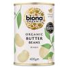 Biona Organic Butter Beans, 400g view 1