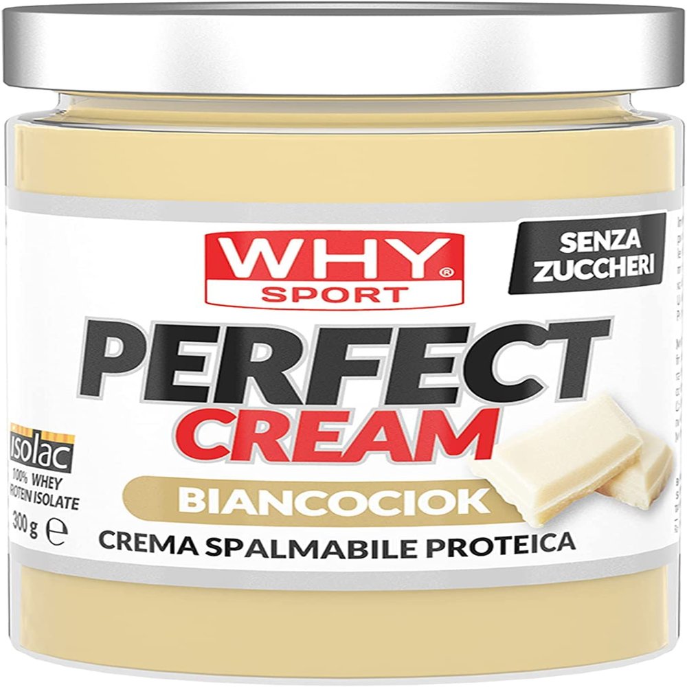 WHY SPORT Perfect Cream BiancoCiok - Protein Cream Without Sugar. 300g Format.