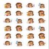 24 Hedgehog edible kids childrens party decorations Iced Icing CupCake Toppers view 2