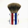 Zenith Barber Pole Shaving Brush with 100% Real Badger Hair - Best Badger - Made in Italy view 1