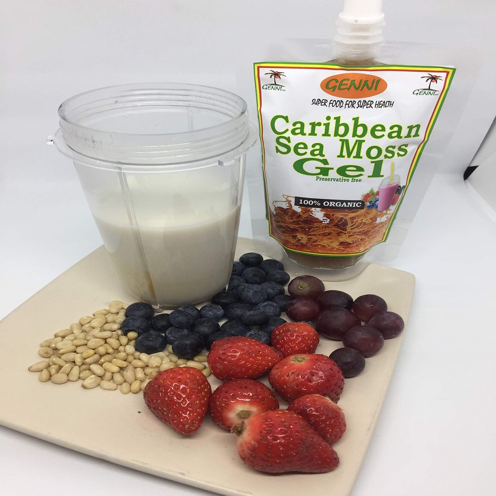 6 x 250ml packs Caribbean Sea Moss Gel, with Nutmeg & Cinnamon |Next or same day dispatch Noon