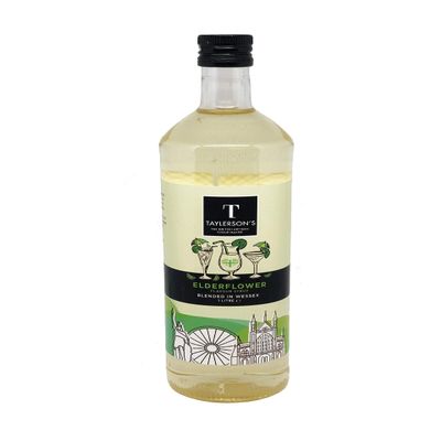 Taylerson's Elderflower Flavour Cocktail Syrup - Vegetarian, Artisan and Hand-Bottled Cocktail, Gin, Prosecco and Baking Syrup. British-Made - 1 Litre