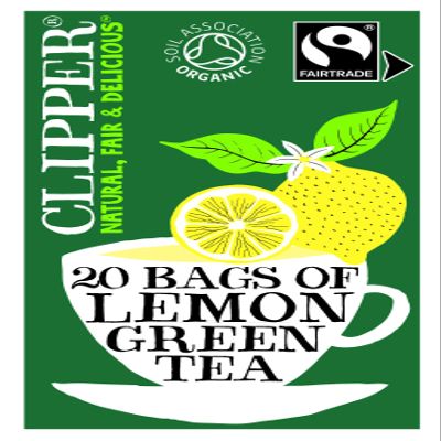 Clipper Organic Fairtrade Green with Lemon 20 Tea Bags