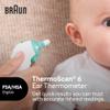 Braun ThermoScan 6, IRT6515  Digital Ear Thermometer for Adults, Babies, Toddlers and Kids  Fast, Gentle, and Accurate with Color Coded Results view 2