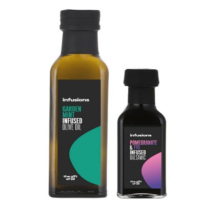 25Oml Garden Mint Oil Paired with 100ml Pomegranate & Fig Balsamic