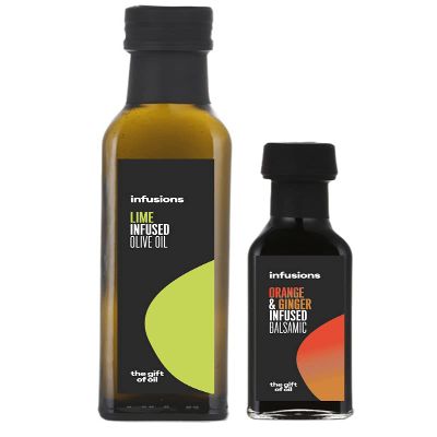 25Oml Lime Oil Paired with 100ml Orange & Ginger Balsamic