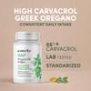 Aromavita Organic Oregano Oil Capsules Extra Strength with 86-90% Carvacrol Immune & Digestive Support Natural Antioxidant, Vegan Herbal Supplement Greek Fast Absorption 60 Capsules view 2