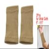 2 Pcs Knit Elastic Fabric Bicycle Basketball Sport Wrist Brace Support Khaki view 2